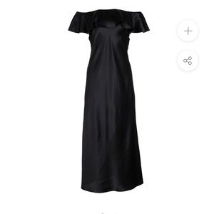 NWT never been worn, Dannijo silk midi dress in black